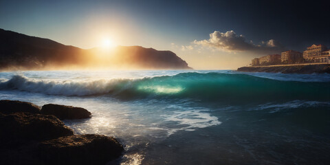 majestic tropical seashore