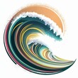 wave background , pattern, sea, shape, ocean, symbol