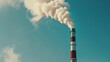 © Wachirawat - Industrial Smokestack Emitting Smoke Against Sky