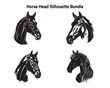 Horse Head Silhouette Bundle