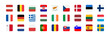 © Connect - European union country flag. Nation flag of EU. Austria, Belgium, Denmark, France, Italy, Spain and other.