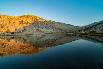 Wall Mural - Moonrise at Vogelsang Lake