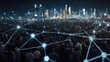 © Анастасия Макевич - people connected by modern technologies, social networking concept
