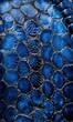 An abstract image showcasing a unique blue pattern resembling cracked or mosaic textures