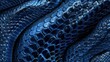 A close-up of blue snake skin texture