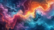 Eternal nebula of liquid colors 