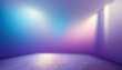 Pastel Hues: Studio Blurred 3D Rendering in Pink, Violet, and Blue