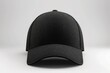 © Harsha - blank black baseball cap hat 4 view on white background