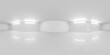 White room with ceiling lights 360 panorama vr environment map