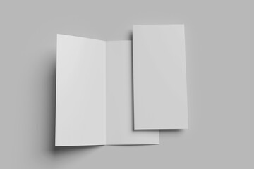 DL bi-fold brochure mockup