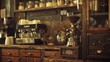Vintage Coffee Grinder and Brewing Equipment