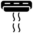 air conditioner icon, simple vector design