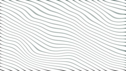 Wall Mural - Geometric curved lines wavy animation background.