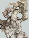 Fototapeta Paryż - Marble carving of Confucius