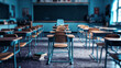 Empty classroom thumbnail preparing for the new school year.