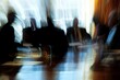 Blurred Image of Secretive Meeting Between Diverse Government and Corporate Leaders