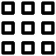 dialpad icon, simple vector design