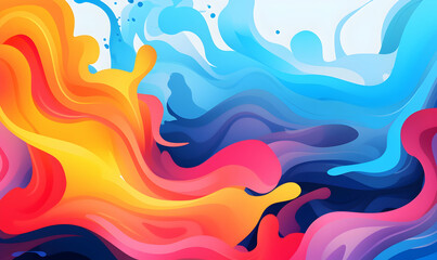 holi festival colorfulholi festival colorful splashes background vector empty place