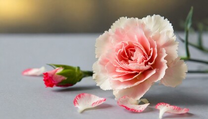 carnation. Expression of gratitude, expression of love