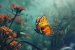 An experimental film that uses CGI to depict a world where butterflies communicate through digital signals blurring lines between organic and artificial life