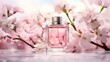 Freshness and beauty in nature pink flower blossom scented perfume 