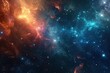Space-themed 3D background with galaxies and stars, Dynamic 3D backdrop featuring galaxies and stars, reminiscent of space.