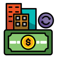 Canvas Print - Cashflow Icon