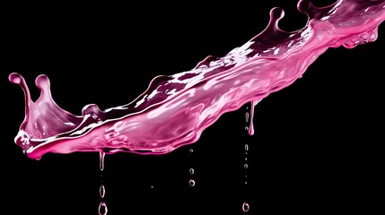 Poster - time pink drip