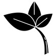 growth icon, simple vector design