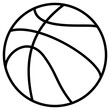 basket ball icon, simple vector design