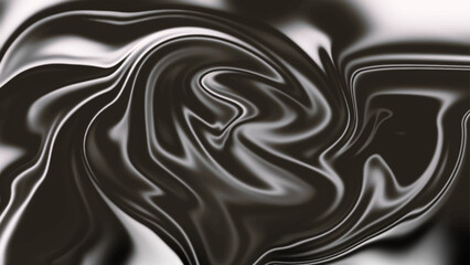 Canvas Print - abstract metallic texture. abstract black, gray marble background. fancy liquify. silver liquid text