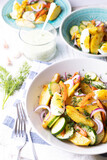 Fototapeta Tulipany - healthy potato salad