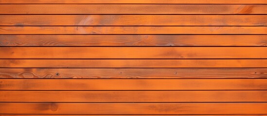 Poster - Detailed view of a wooden wall showing a rich brown stain, adding warmth and character to the surface