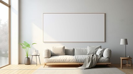 Sticker - decor mockup interior wall