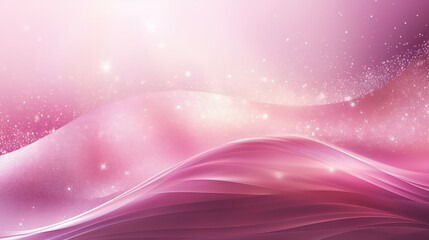 Poster - shimmering pink wave background