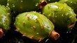 © vectorwin - cactus prickly pear oil