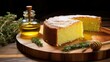 © vectorwin - plate olive oil cake