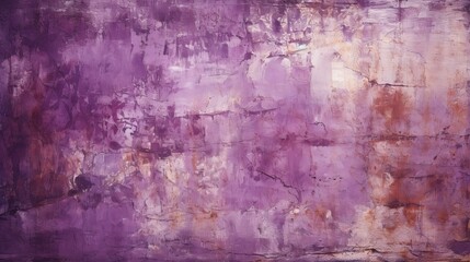 Canvas Print - worn purple grunge