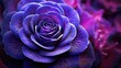 flower psychedelic purple