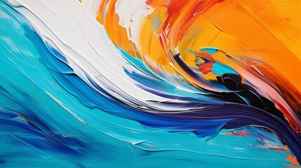 Wall Mural - colorful background,Vibrant Collision of Colors,Expressing Emotions through Abstract Art