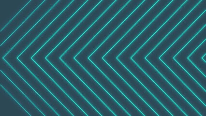 Wall Mural - Abstract glowing geometric pattern and loop animation background.