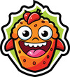 fastfood  Smiling Cartoon Mascot Character Vector Illustration