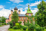 Fototapeta  - Churches of Puhtitsa Monastery. Kuremae, Estonia