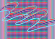 Curve lines with straight lines below, multi color vector for background design.