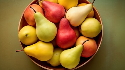 Canvas Print - fruit sweet pear background