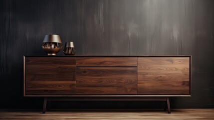 Wall Mural - furniture brown woodgrain