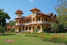 Building Of Political And Military School At Phu Hin Rong Kla National Park, Phitsanulok Province, Thailand