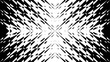 Abstract creative geometric shape pattern monochrome background illustration.