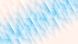 Abstract creative geometric shape on gradient light blue background illustration.