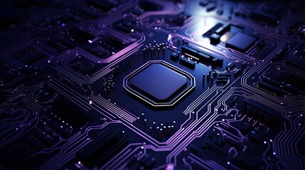 circuitry dark tech background